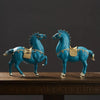 Blue Horse Decorative Sculpture