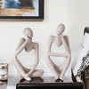 Sandstone Abstract Thinker Statue